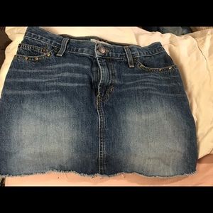 Abercrombie & Fitch Denim Jeans Short Skirt